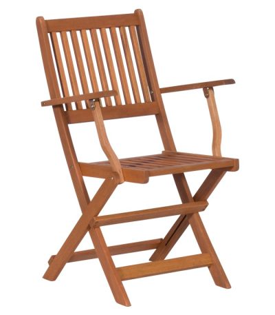Сгъваем дървен градински стол MIKA