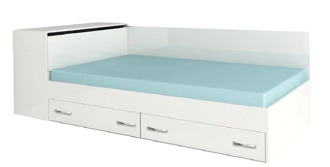 Екранна снимка_7-1-2025_112749 Легло АНДИ с чекмеджета 120/190 - бяло гланц - Image 1