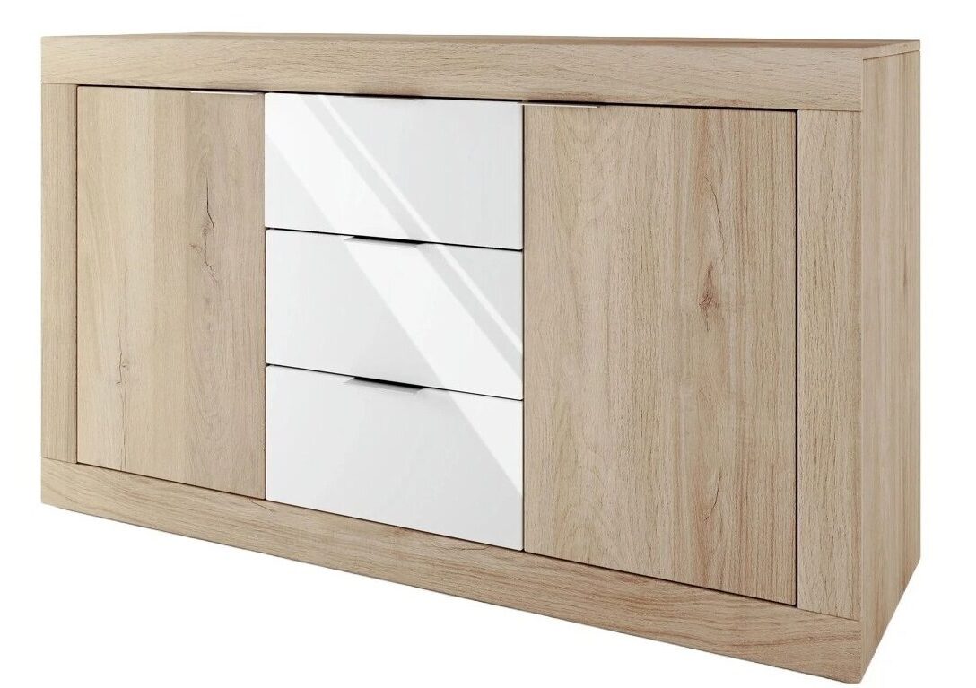 Екранна снимка_14-2-2025_9358_monema.bg Скрин СИТИ 3075 - бяло гланц/ сонома арвен - Image 1