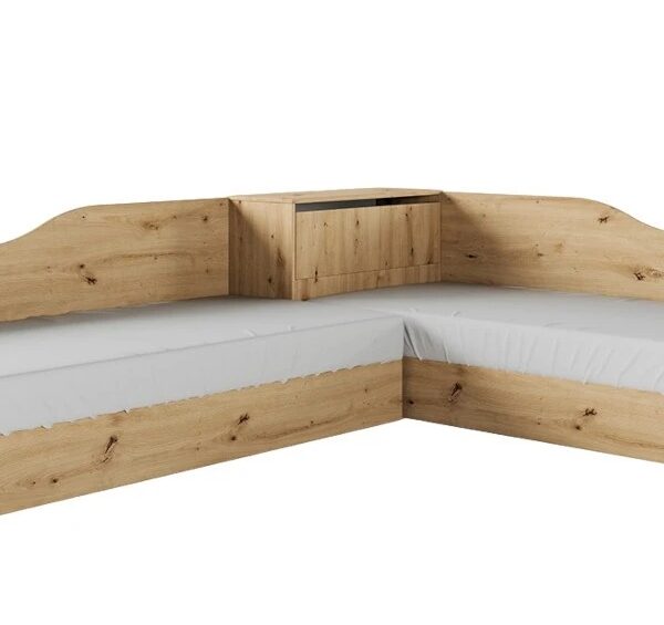 Ъглови легла СИТИ 2001 - дъб артисан