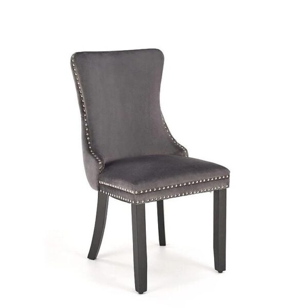 Трапезен стол ALDA - сив/ черен