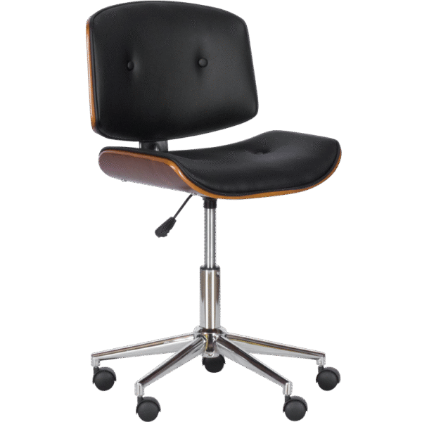 Офис стол 6403 - орех/черен