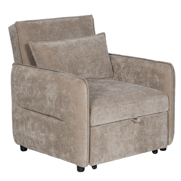 Разтегателен фотьойл AKETI - бежов