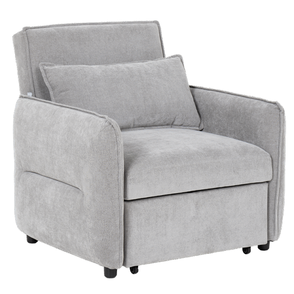 Разтегателен фотьойл AKETI - сив