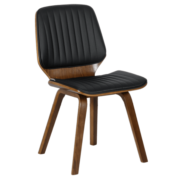 Трапезен стол 9978 - орех/черен