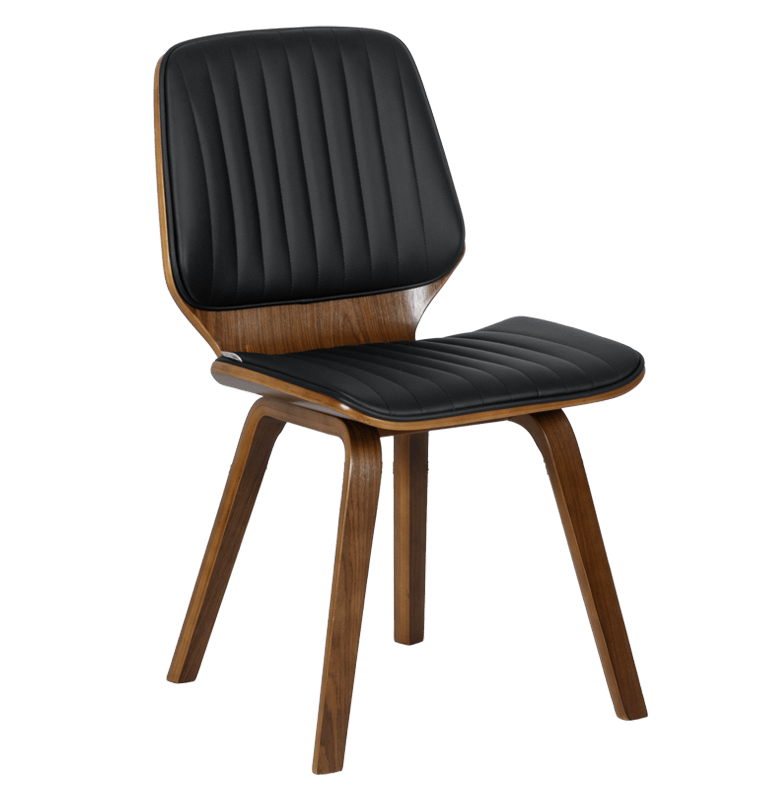 trapezen-stol-carmen-9978-oreh-cheren Трапезен стол 9978 - орех/черен - Image 1