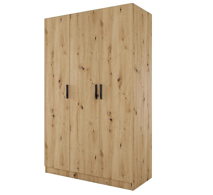 Екранна снимка_14-1-2026_11569_monema.bg Трикрилен гардероб СИТИ 1002 - дъб артисан - Image 1