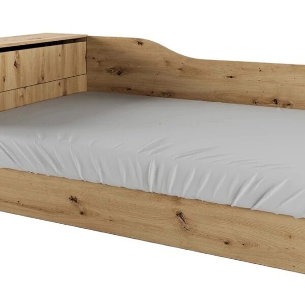 Легло с ракла СИТИ 2002 - дъб артисан