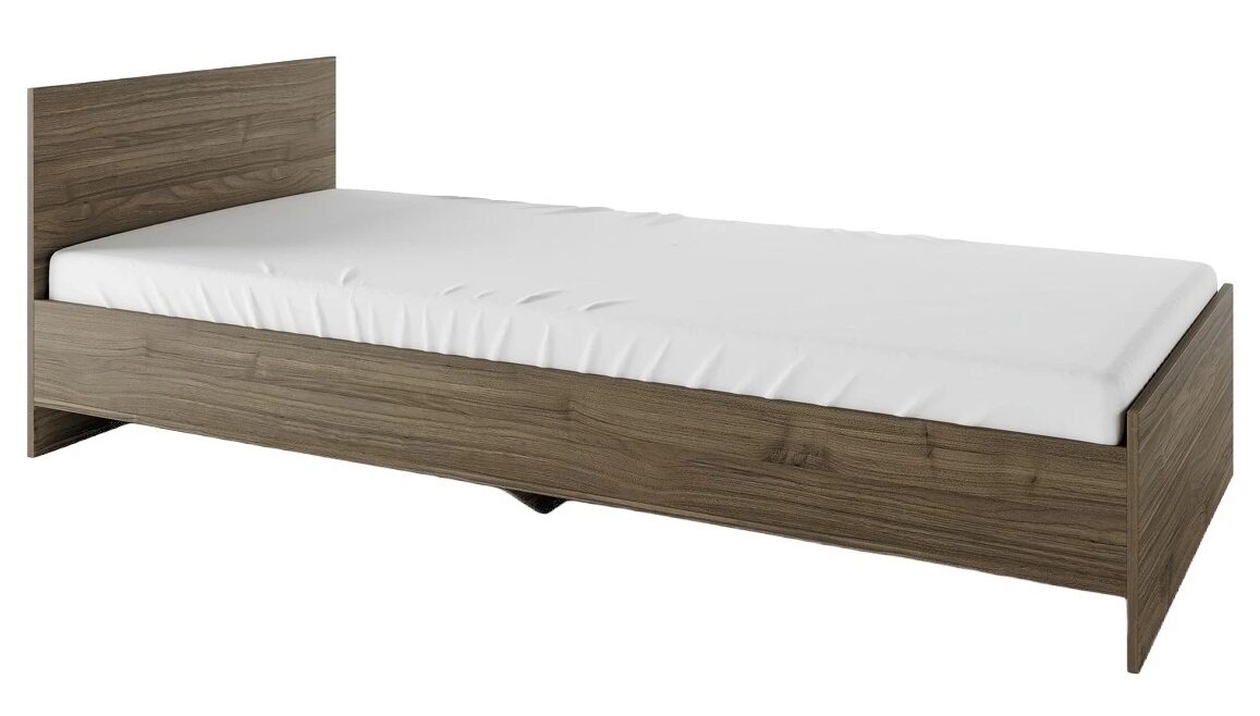 Екранна снимка_7-1-2026_153259_monema.bg Единично легло СИТИ 2006 - орех адмирал - Image 1