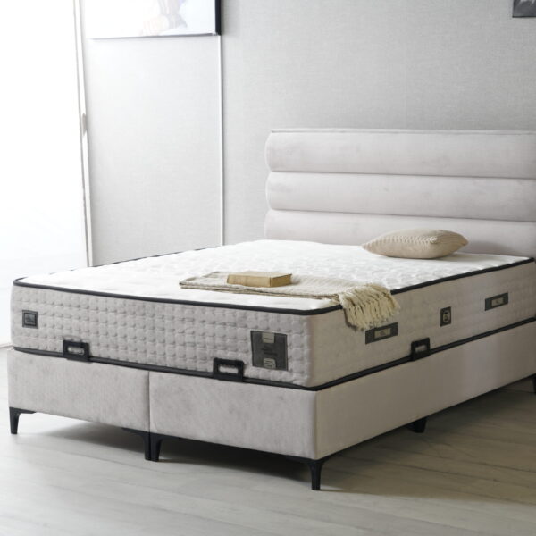 Тапицирано легло ALFA BET с матрак и подматрачна рамка