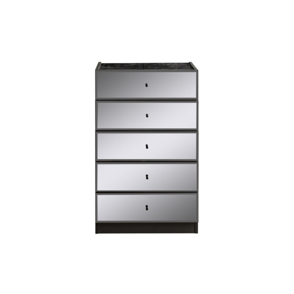 Скрин BRONZE с 5 чекмеджета - антрацит