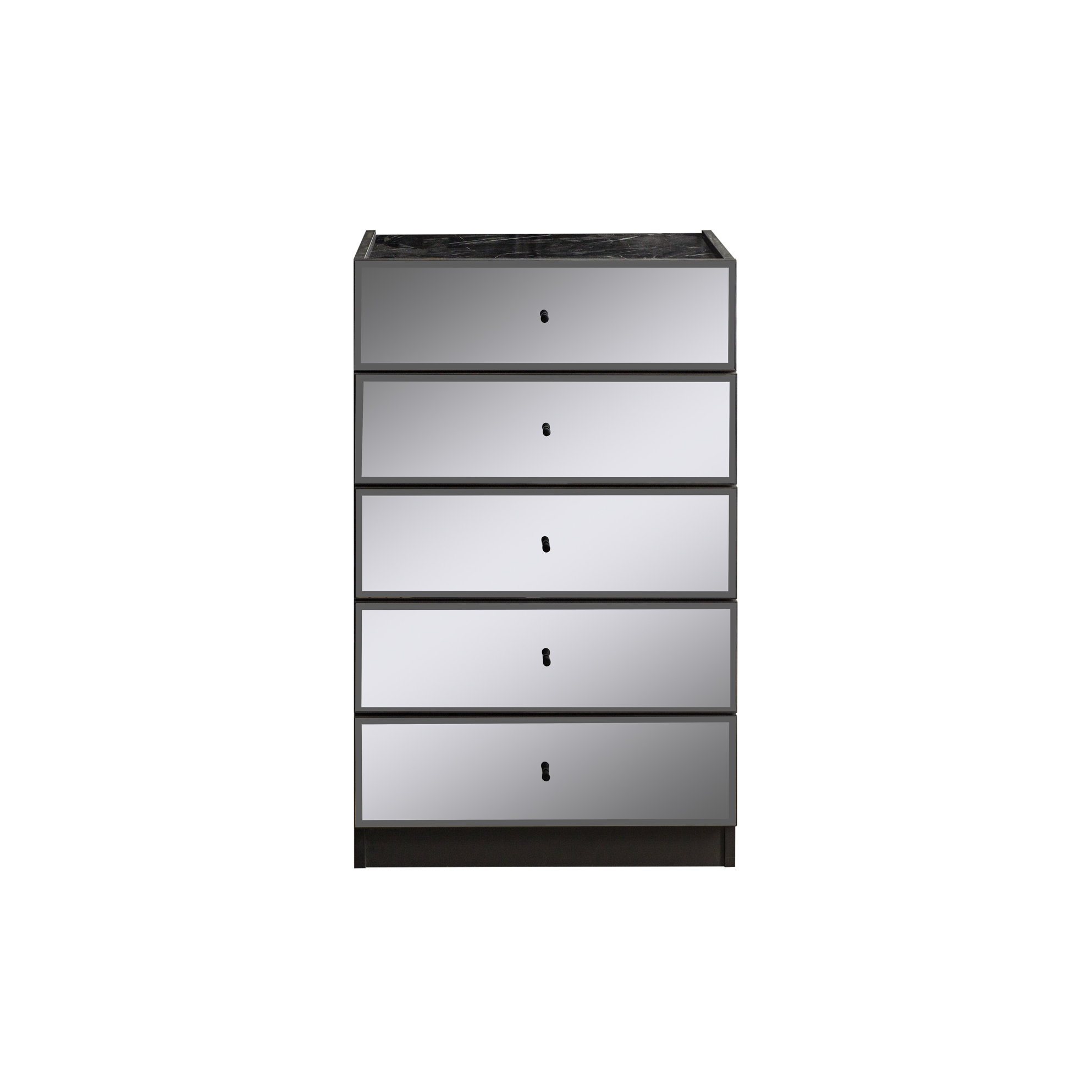 231 FLORİA YATAK ODASI ÇAMAŞIRLIK Скрин BRONZE с 5 чекмеджета - антрацит - Image 1