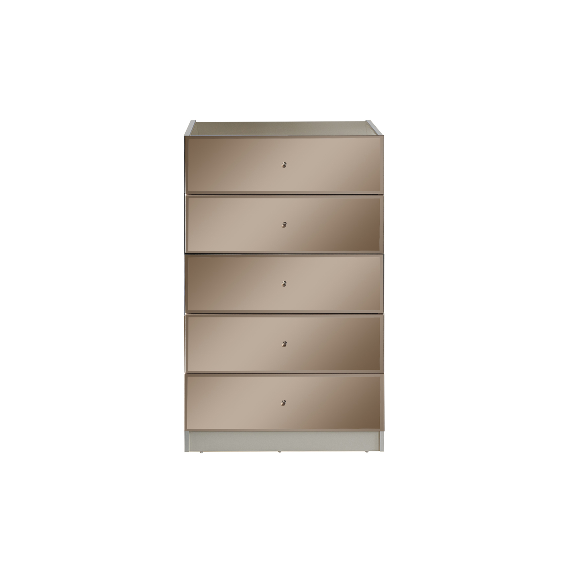 AYTAŞI ÇAMAŞIRLIK Скрин BRONZE с 5 чекмеджета - екрю - Image 1