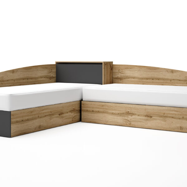 Комплект легла ЛЕО 107 - дъб вотан/ антрацит