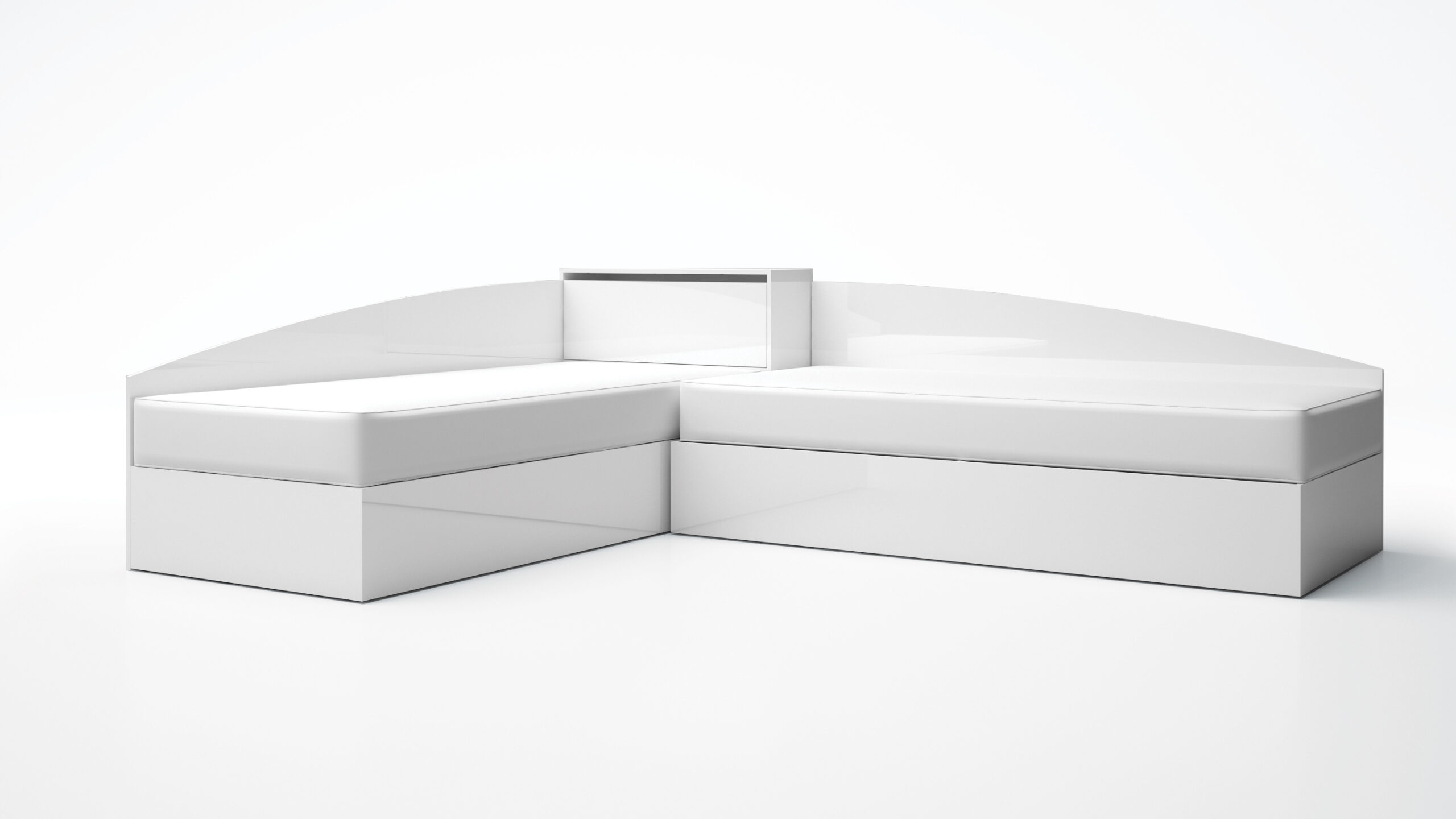 legla_leo107_white_gloss Комплект легла ЛЕО 107 - бяло гланц - Image 1