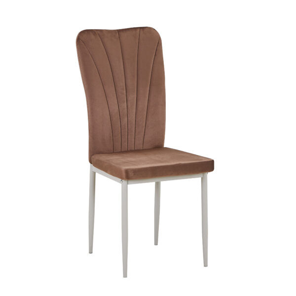 Трапезен стол K-365 - кафяво/кашмир