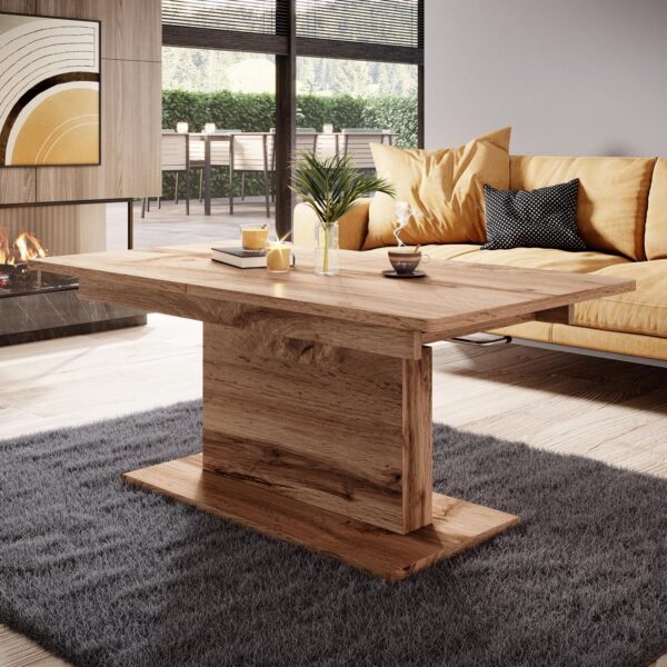 Маса с повдигащ механизъм BUSETTI - дъб вотан