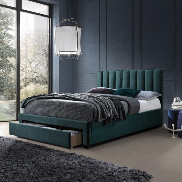 Тапицирано легло GRACE 140 с чекмеджета и подматрачна рамка