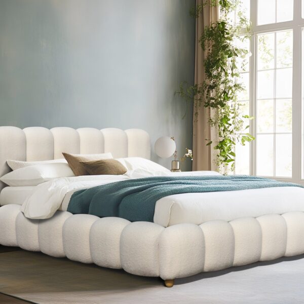 Тапицирано легло BRISA с подматрачна рамка и повдигащ механизъм