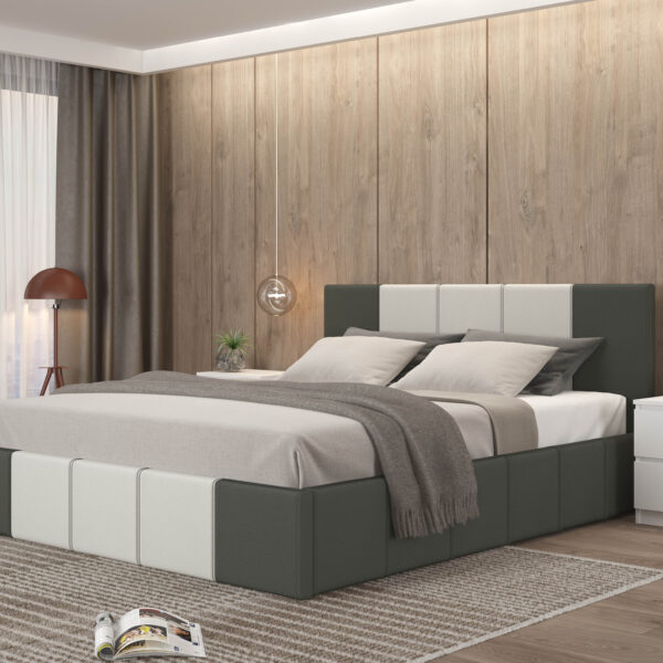 Тапицирано легло Казабланка с повдигащ механизъм