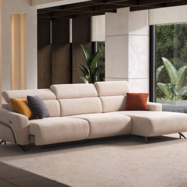 Холов ъгъл VELARO с електрически механизъм за сън и USB