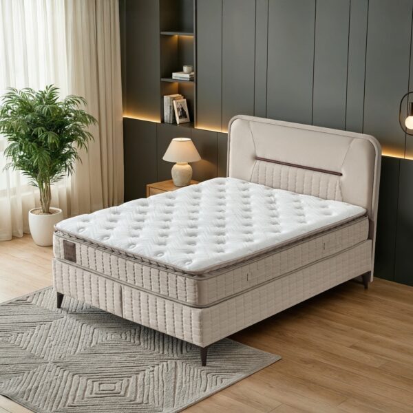 Тапицирано легло HAVANA с матрак и подматрачна рамка